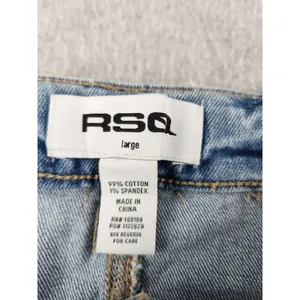 NWT RSQ TILLY'S DENIM JEAN Micro MINI SKIRT Pocket‎ Buckles Faded Wash Stretch thumbnail 7