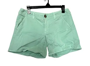 American Eagle Midi‎ Stretch Shorts mint green women’s 6 thumbnail 1