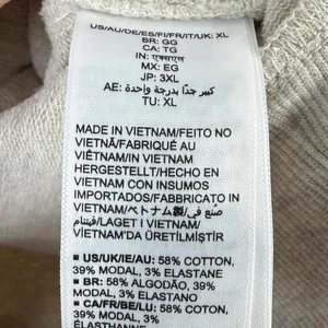 Daily Ritual from Anthropologie Light Beige Zip-Up Sweatshirt Jacket - Size - XL thumbnail 6