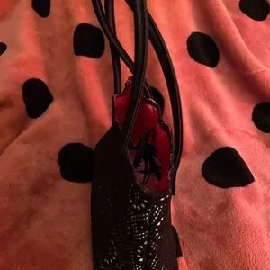 Mini Victoria’s Secret bag black lace thumbnail 4
