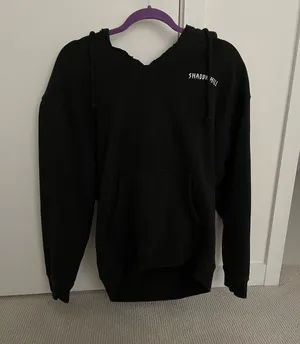 Shadowhill Black Oversized Merch Hoodie thumbnail 3