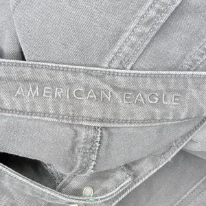 American Eagle Black Mom Straight Distressed Jeans thumbnail 5