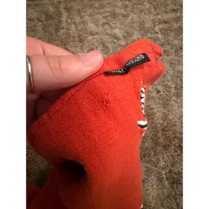 Vintage Orange Harley-Davidson Embroidered Script Sweat Shorts Retro Y2K Biker thumbnail 3
