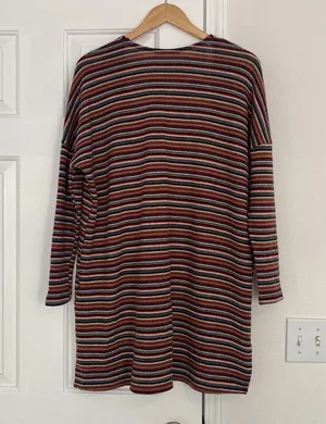 Rokoko long multicolored cardigan. thumbnail 7