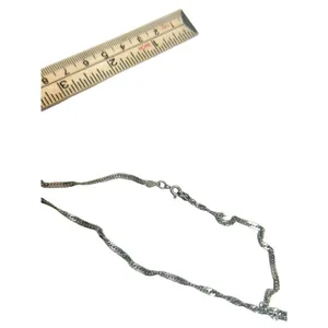 Boy charm necklace pendant 925 marking boy with overalls thumbnail 7