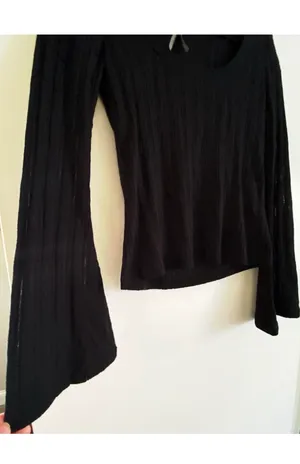 Anthropologie Black Sweater thumbnail 6