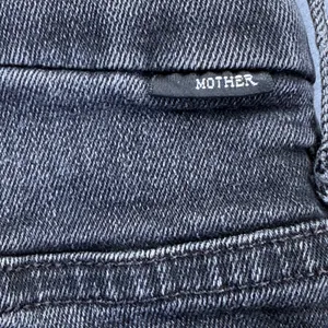 MOTHER High Waisted Looker Ankle Fray Night Hawk Skinny Jeans Gray‎ 23 READ thumbnail 14