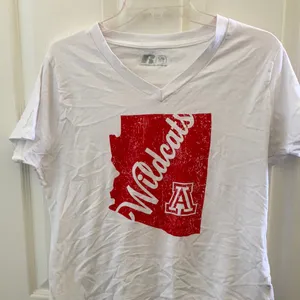 FINAL MARKDOWN Unisex Arizona wildcats tee large White thumbnail 1