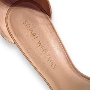 Stuart Weitzman Nudistrong Patent Leather Ankle Wrap‎ High Heel Sandals Sz 9.5 thumbnail 5
