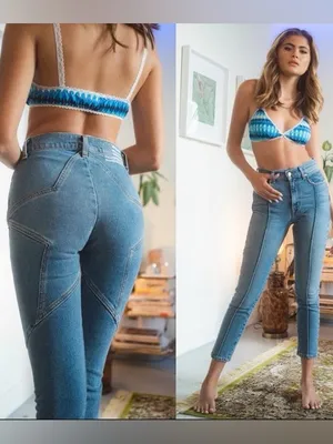 NWT Revice Venus Jean Crops Lightyear Wash Hi-Rise Star‎ Size 26 Retro Cool Girl thumbnail 2