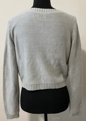 American Eagle Outfitters Cropped Oversized Sweater thumbnail 2