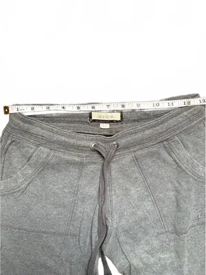 Vintage Y2K Aerie Low Rise Gray Wide Leg Sweatpants Drawstring Lounge Pants thumbnail 5