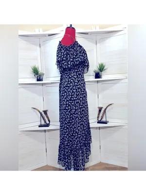 Misa Los Angeles Floral Dress chiffon boho Ruffle off-shoulder fairy festival XS thumbnail 5