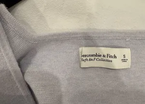Abercrombie & Fitch Gray Knit Crop Top thumbnail 5