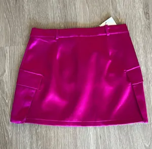 ZARA Satin Cargo Skirt thumbnail 2