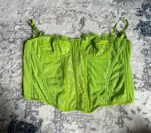 Amazon green corset top thumbnail 1