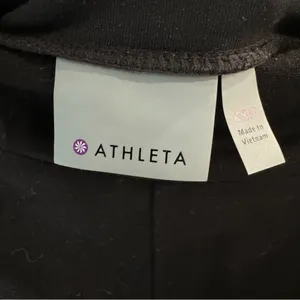 Athleta Luxe Ponte‎ Legging with Faux Leather Trim XSP thumbnail 5