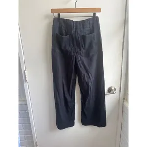 Maeve Anthropologie The Colette Magic Fabric Wide Leg Crop Pants Size‎ 4 Linen thumbnail 4