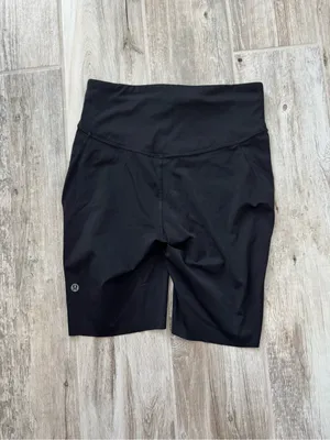 Lululemon Base Pace High-Rise Short 8" Black Size 6 NWOT thumbnail 8