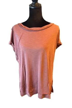 BKE Women's Modal Blend Tulip Back Top in Terracotta Size Small thumbnail 1