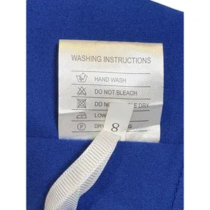 RYANTH One Shoulder Gown Womens Royal Blue 8 NWT Formal Lace Up‎ Back Side Slit thumbnail 10