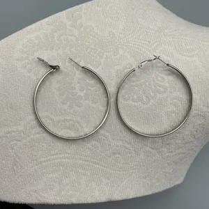 Hoop Earrings Silver thumbnail 3