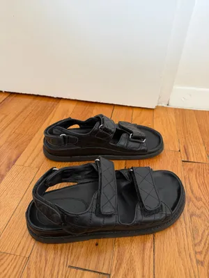 Tony Bianco hiranni quilted sandals black size 39 thumbnail 5