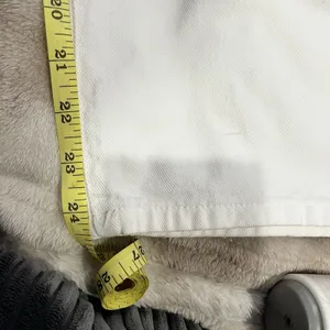 Zara Women's Size 10 White Baggy Fit Paperbag Ankle Jeans See Pics For Wear thumbnail 8
