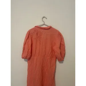 Johnny Was Size Medium Midi Dress Orla Puff Sleeve Embroidered Orange Preppy thumbnail 14
