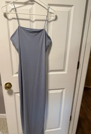 Bodycon maxi dress Blue Size M thumbnail 4
