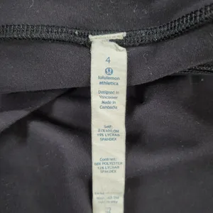 Lululemon Womens Gather Crow Yoga Leggings 4 Black Crop Split Wide Leg Capri thumbnail 8