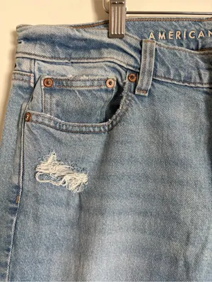 American Eagle Outfitters 90’s Low Rise Skinny Kick Jeans Size 10 thumbnail 4