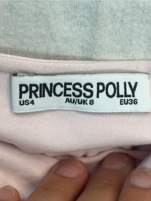 Princess Polly Pink Cutout Ruched Long Sleeve Crop Top Women’s US 4 Y2K thumbnail 11