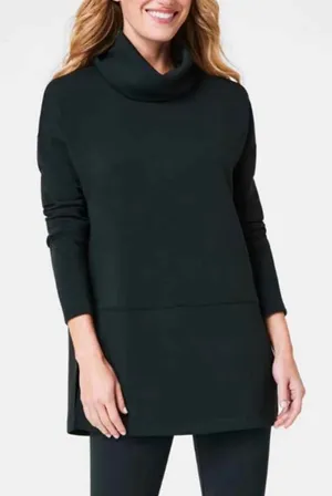 SPANX AirEssential Black Cowlneck Tunic Pullover
Sweater Turtleneck Women's M thumbnail 1