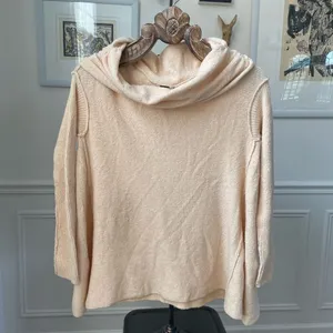 Free People Strawberry Fields Sweater Cream French Vanilla M thumbnail 2