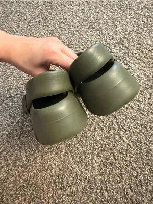 Birkenstock Olive Green Clog Mule with Buckle thumbnail 4