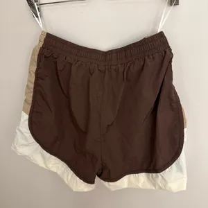 Brown Colorblock Athletic Shorts Size L thumbnail 2