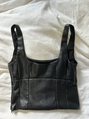 Aritzia Wilfred Leather Top thumbnail 3