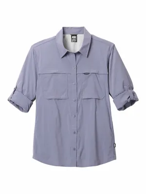 REI Co-op Sahara Long-Sleeve Hiking Button Down Shirt Size Large thumbnail 2
