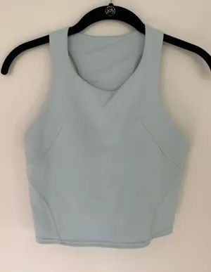 Lululemon Invigorate Training Tank Top Powder Blue 6 thumbnail 1
