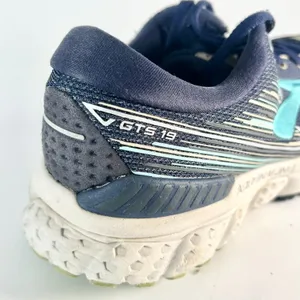 Brooks Adrenaline 19 Running Sneakers Walking Shoe Navy Blue Turquoise Women 7.5 thumbnail 8