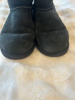 UGG Black Shearling Lined Boot thumbnail 9