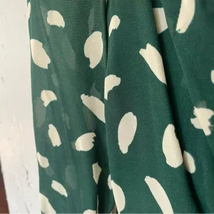 Reformation Remi Green and‎ Cream Splatter Print Cottagecore Mini Dress sz 0 thumbnail 4