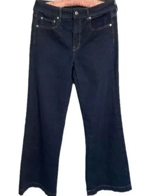 American Eagle NWOT Wide Legs Jeans 14 Short thumbnail 1