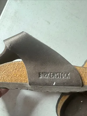 Birkenstock Gizeh Brown Birko-Flor Toe Post Sandals Sz 41 US10-10.5 Regular Wide thumbnail 12