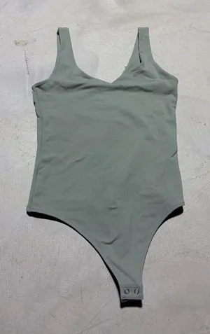 Abercrombie & fitch soft collection Sage Green Women’s bodysuit tank top XS thumbnail 1