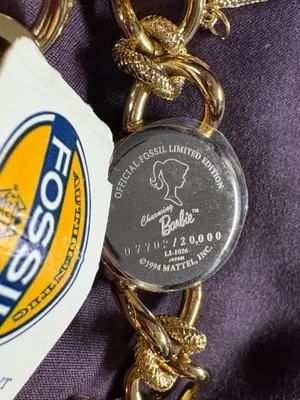 Vintage Limited Edition Charming Barbie Fossil Watch thumbnail 7