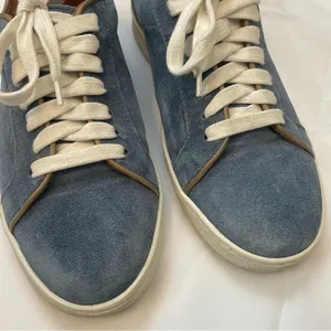 Frye Alexis Low Lace Aqua Suede Sneakers size 8 thumbnail 9