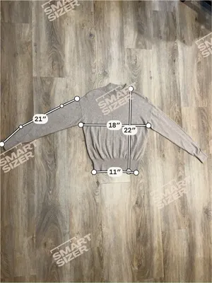 Shore Cotton Cashmere Light Brown Ribbed Mock Neck Knit Sweater - Size Medium thumbnail 9
