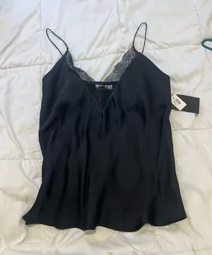 Anine Bing Silk Lace Top thumbnail 1